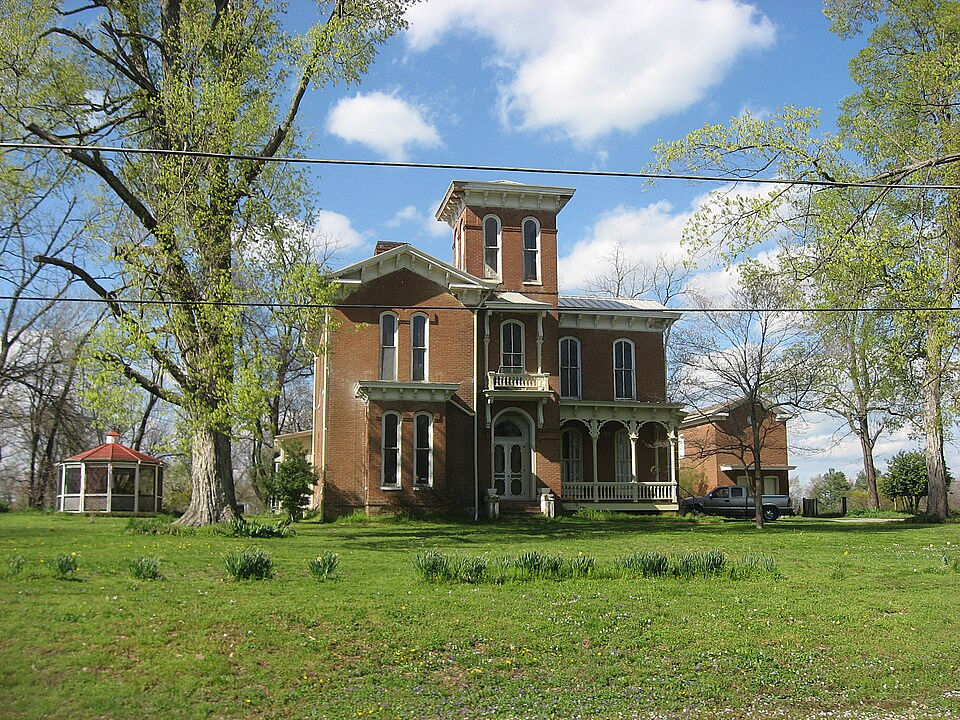 The Jesse Whitesell House in Fulton County, Kentucky.